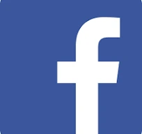 Logo Facebook bleu et blanc